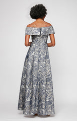 Alex Evenings 8181157 Long Ball Gown Floral Evening Dress