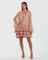 Homecoming Cocktail Dress Short Mini Ruffle Mac Duggal 8336