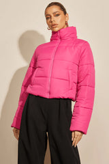Amora Puffer Jacket - Pink