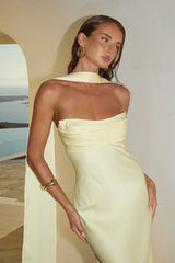 Madeleine Strapless Maxi Dress - Buttermilk