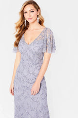 Cameron Blake 221681W Long Plus Size Beaded Formal Evening Dress