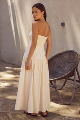Danika Midi Dress - Latte