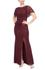 SL Fashions 9233233 Long Petite Mother of the Bride Dress