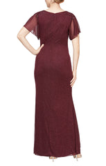 SL Fashions 9233233 Long Petite Mother of the Bride Dress