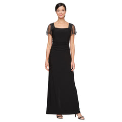 SL Fashions 9135254 Long Formal Mother of the Bride Dress