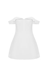 Ebony Mini Dress - White
