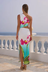 Krysta Midi Dress - Nalani Print
