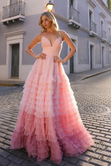 Nox Anabel C1420 Long Prom Ombre Dress