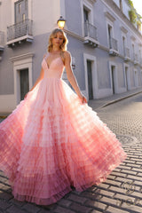 Nox Anabel C1420 Long Prom Ombre Dress