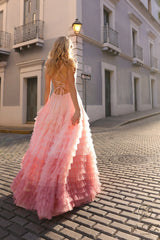 Nox Anabel C1420 Long Prom Ombre Dress