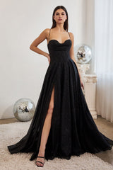 Sparkling Long Evening Prom Gown by LaDivine CD252