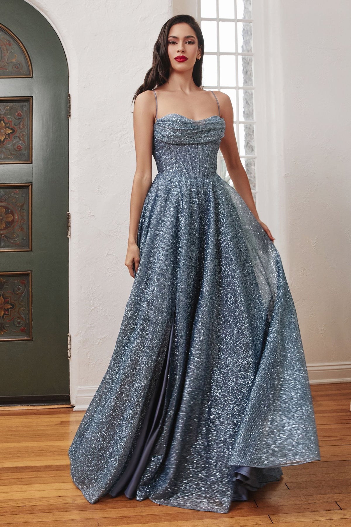 Sparkling Long Evening Prom Gown by LaDivine CD252