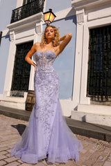 Nox Anabel G1258 Long Mermaid Formal Prom Sequin Dress