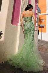Nox Anabel G1258 Long Mermaid Formal Prom Sequin Dress