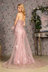 Prom Long Formal Overskirt Mermaid Dress