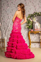 Long Formal Sequin Evening Prom Gown