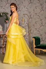 Formal Beaded Sequin Long Prom Dress