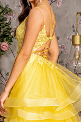 Formal Beaded Sequin Long Prom Dress
