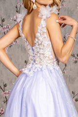 Long Formal A Line Prom Dress