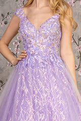 Prom A Line Long Formal Dress