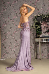 Glitter Mermaid Long Formal Prom Dress