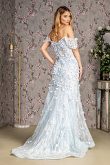 Long Formal Sequin Mermaid Prom Dress