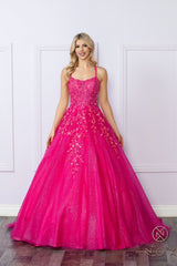 Nox Anabel H1271 Prom Glitter Formal Sequin Long Dress