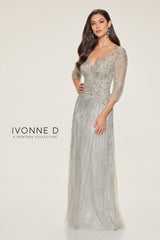 Ivonne D ID808 Long Formal Mother of the Bride Evening Dress