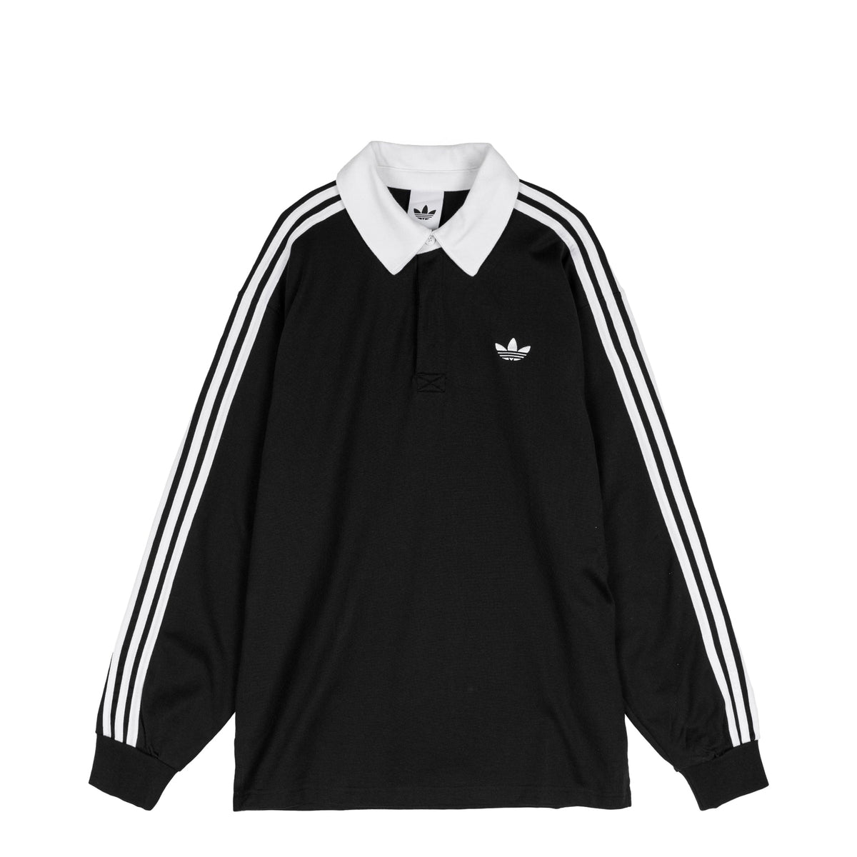 3-Stripes Rugby Longsleeve Polo Shirt