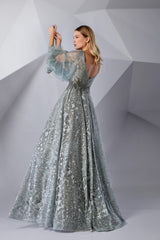 Modessa Couture M20237 Long A Line Formal Evening Dress