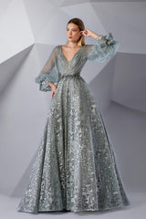 Modessa Couture M20237 Long A Line Formal Evening Dress