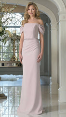 Marsoni MV1352 Fitted Long Formal Beaded Dress