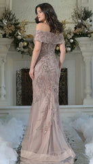 Marsoni MV1372 Beaded Long Formal Mermaid Evening Dress