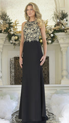 Rina di Montella RD3345 Fitted Formal Long Evening Dress
