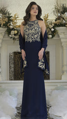 Rina di Montella RD3345 Fitted Formal Long Evening Dress