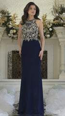 Rina di Montella RD3345 Fitted Formal Long Evening Dress