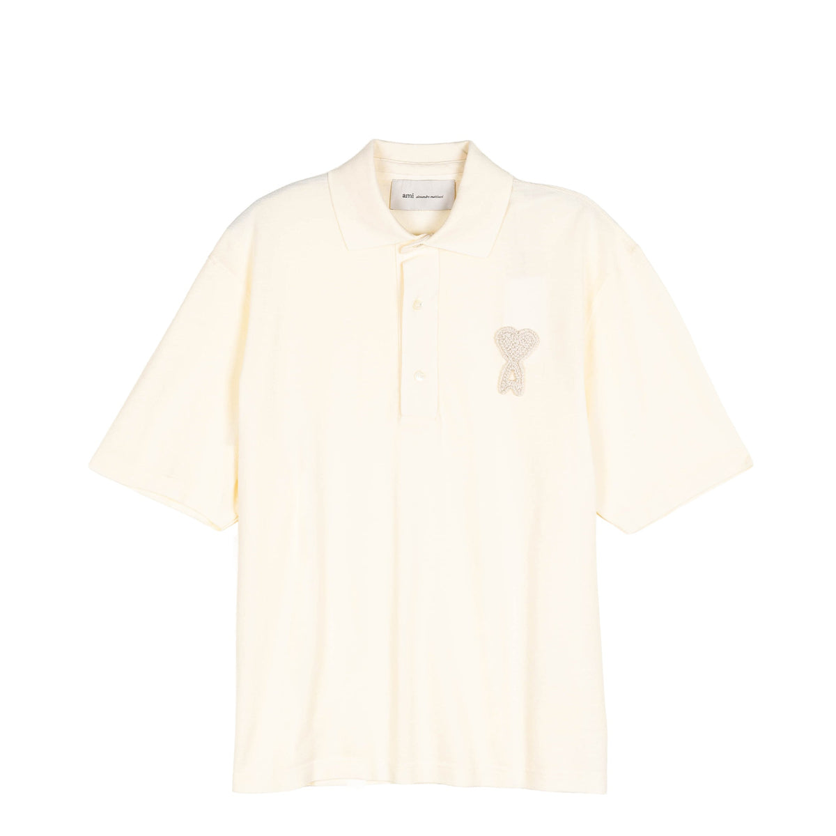 AMI Paris	Ami De Coeur Knitted Patch Polo