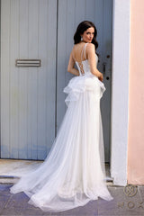 Nox Anabel Y1475 Long Fitted Formal Overskirt Prom Dress