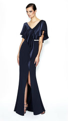 Alexander by Daymor 559 Beaded Long Slit Formal Mother of the Bride Dress