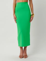 Catia Midi Skirt - Lush Green
