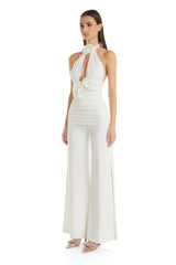 Leontina Pantsuit - White