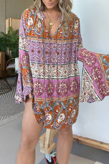 Alexandra Boho Flare Sleeve Dress