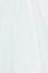 Giving All Of Me Strapless Tulle Mini Dress White
