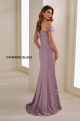 Cameron Blake CB901 Long Formal Floral Mermaid Dress