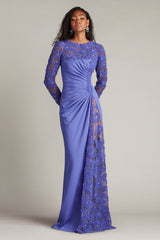 Tadashi Shoji CFE25401L Long Fitted Formal Evening Dress