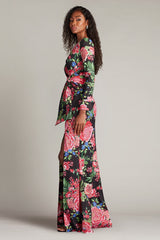 Tadashi Shoji CII24469L Long Printed Formal Floral Dress