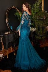 Long Formal Dress by LaDivine CM327