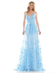 Colors 2726 Colors Long Spaghetti Strap Prom Formal Gown