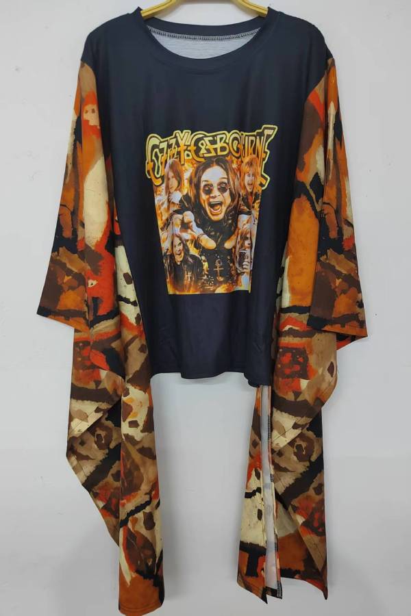 Ozzy Camo Sleeve Top