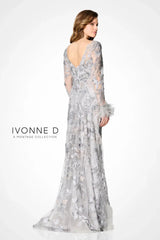 Ivonne D ID307 Long Sleeve Mother of the Bride Formal Dress